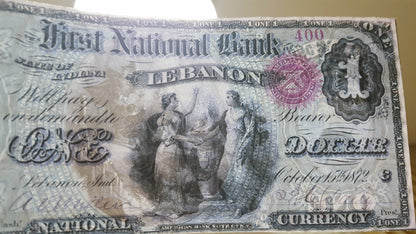 1 Dollar 1875 US National Banknote