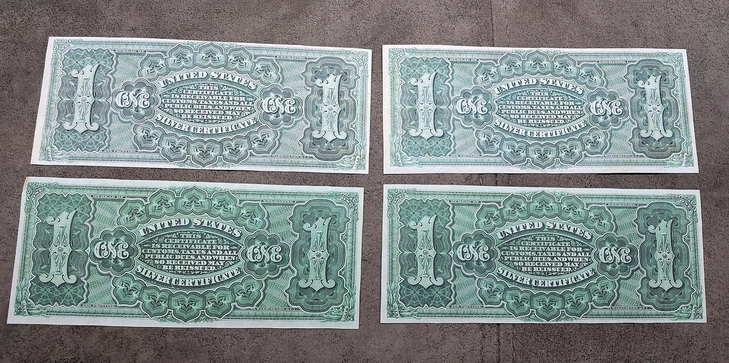 1 Dollar 1886 US Silver Certificate Reverse Side