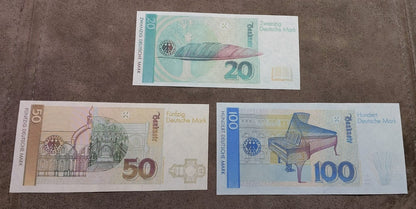 100 Mark Clara Schumann  1989 Deutsche Mark Banknotes
