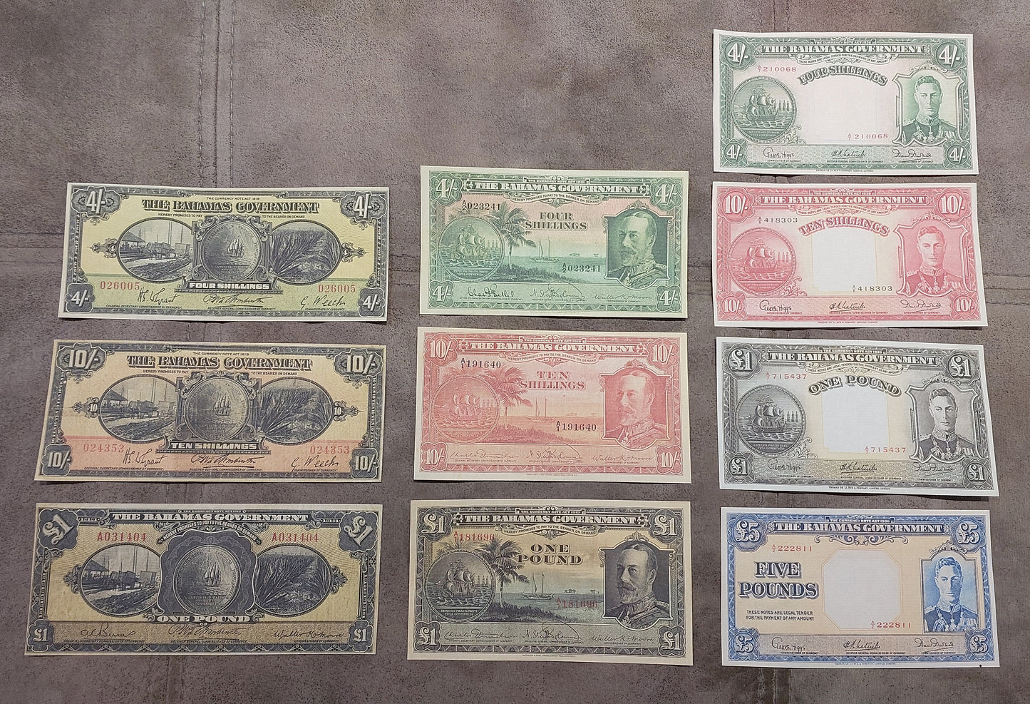 Reprint on paper with W/M Bahamas Goverment 1919-1952 y. UK colony.