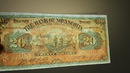20 dollar 1920 Bank of Nova scotia Canada