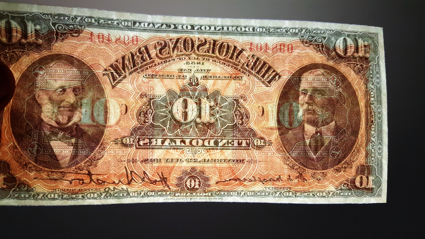Reprint on paper with W/M Canada Molsons Bank 1871 - 1922 y. FREE SHIPPING !!!