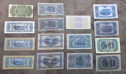 Historic 1913-1918 Commonwealth of Australia First Pound Banknotes Collection Reverse Side