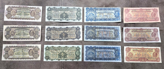 1923-1933 Commonwealth of Australia Sovereign & Pound Banknotes Complete Collection