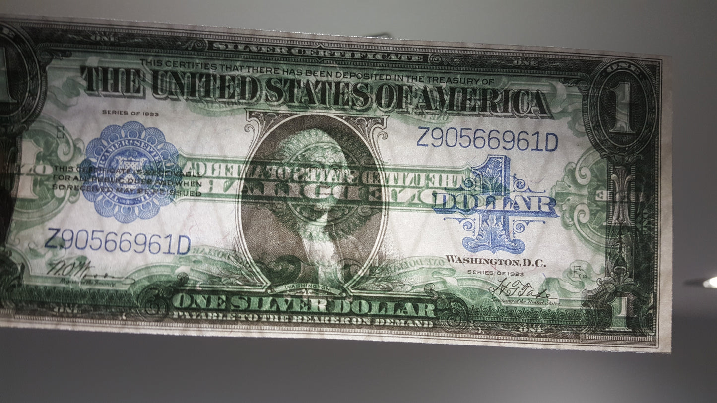 1923 US Silver Certificates 1
