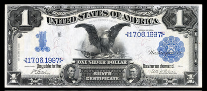 Gift 1 dollar 1899 nice serial number