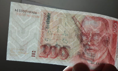 200 Mark Paul Ehrlich 1989 Deutsche Mark Banknote