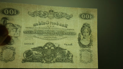 Reprint on paper with W/M Austria Banknotes 1847-1848 years. FREE SHIPPING