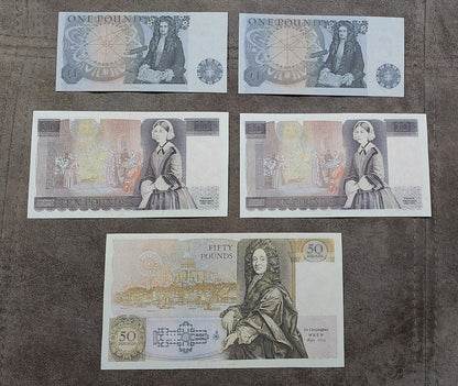 Reprint on paper with W/M Great Britain UK Pound 1961-1994 England FREE SHIPP.