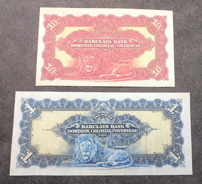Reprint on paper with W/M Bank of Rhodesia and Nyasaland 1926-1961 y. UK colony.