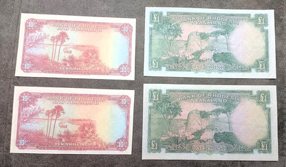 Reprint on paper with W/M Bank of Rhodesia and Nyasaland 1926-1961 y. UK colony.