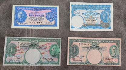 Reprint on paper with W/M MALAYA BRITISH ADMINISTRATION 1940 y. UK colony.