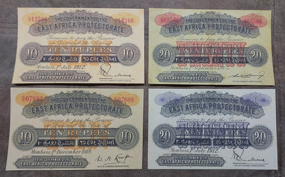Reprint on paper with W/M East Africa Protectorate 1905-1918 y. UK colony.
