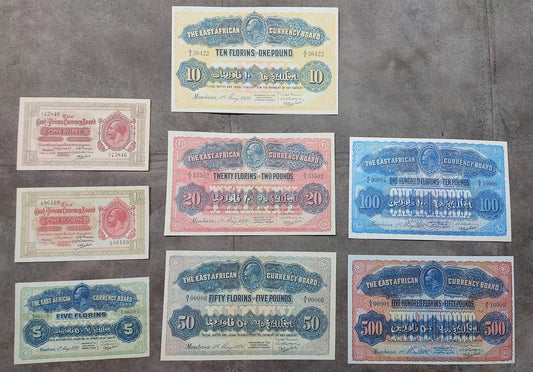 Reprint on paper with W/M East Africa 1920 y. British Administration, UK colony.