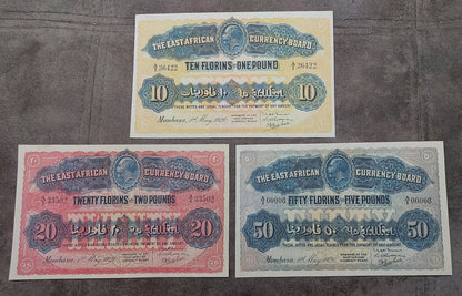 Reprint on paper with W/M East Africa 1920 y. British Administration, UK colony.
