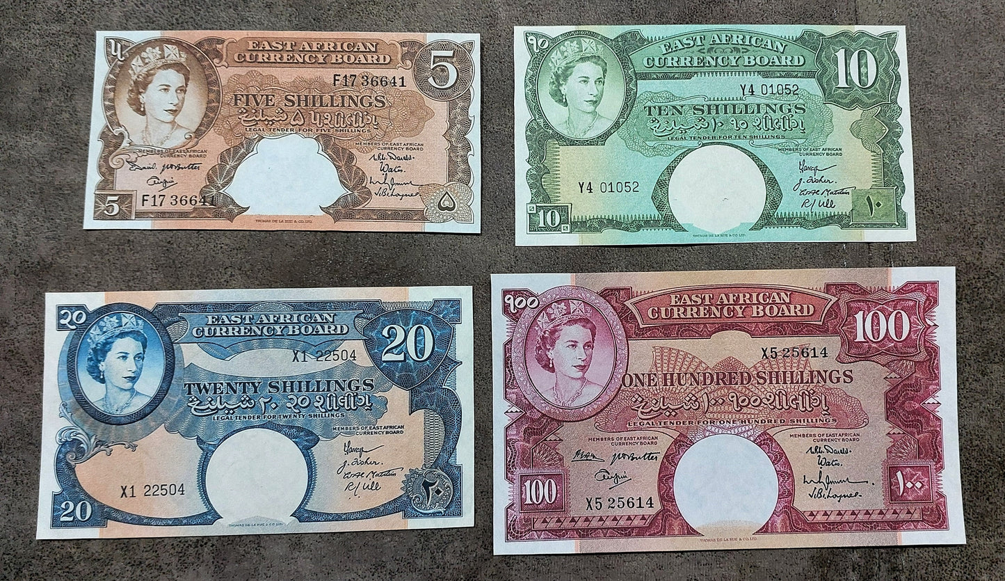 Reprint on paper with W/M East Africa 1953-1963 British Administration UK colony