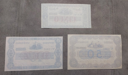 Reprint on paper with W/M Brazil notes 1852 - 1870 y.  FREE SHIPPING
