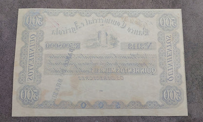 Reprint on paper with W/M Brazil banknotes 1837-1858 FREE SHIPPING