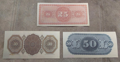 Reprint on paper with W/M Nice Brazil banknotes 1866 - 1891 y.  FREE SHIPPING !