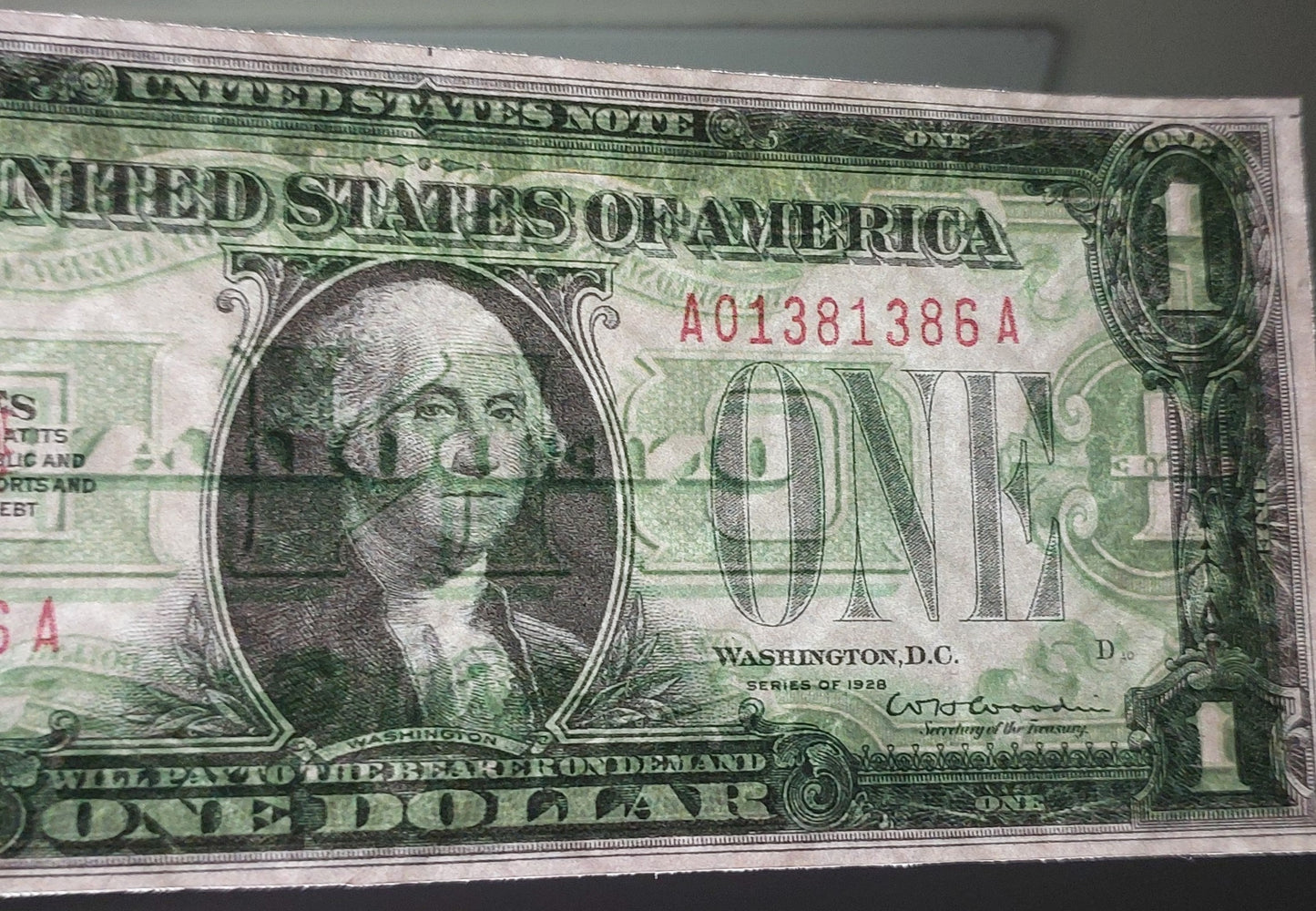 Reprint on paper with W/M United States banknotes 1934-1935 FREE SHIPPING