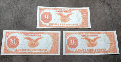 Reprint on paper with W/M United States 1882 All Types Gold Dollar FREE SHIPPING