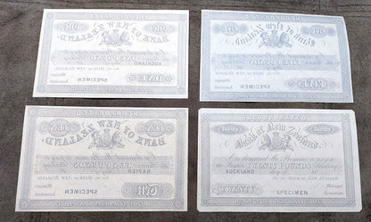 Reprint on paper with W/M Set-I 1852-1889 New Zealand + Australia Free Shipping!