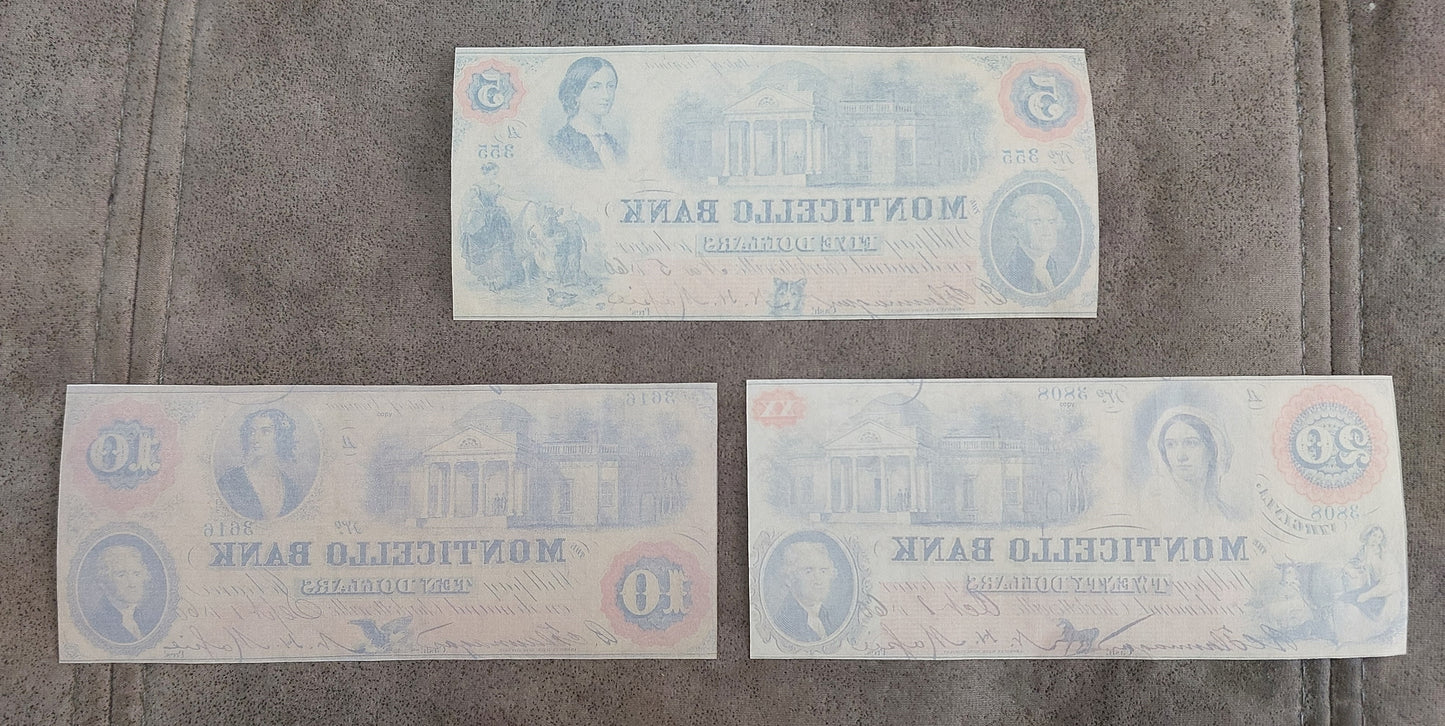 Reprint United States Obsolete Currency 1837-1868 y. SET-F, FREE SHIPPING