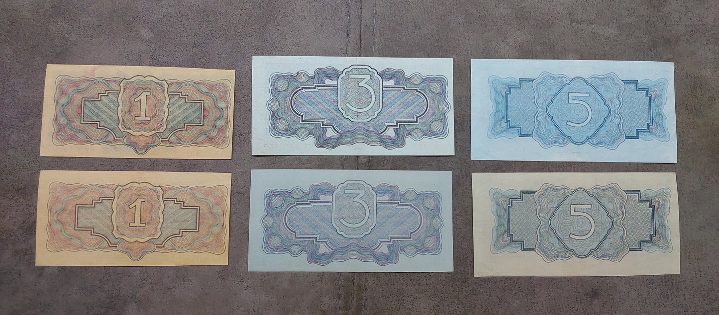 Reprint on paper with W/M Russia 1934-1938 Ruble and Chervonec FREE SHIPPING !!!