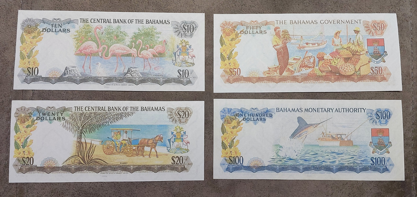 Reprint on paper with W/M Bahamas 1953-1974 y. UK colony.