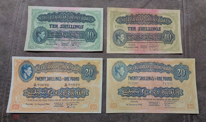 Reprint on paper with W/M East Africa 1938-1952 y. British Admin, UK colony.