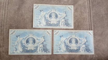 Reprint on paper with W/M the Rarest Editions. Germany 100 Marks. FREE SHIPPING!
