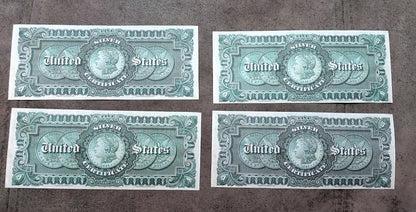 5 Dollar 1886 US Silver Certificate Reverse Side