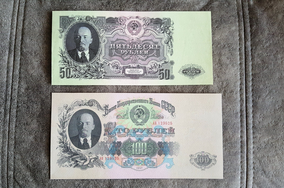 Reimpresión en papel con marca de agua Rusia URSS años 1947-1957. ¡¡ENVÍO GRATIS!!

