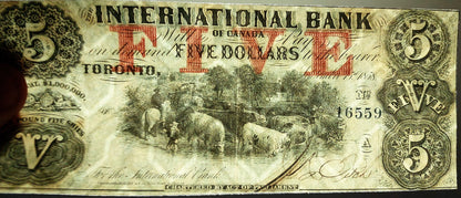 5 dollar 1858 Canada