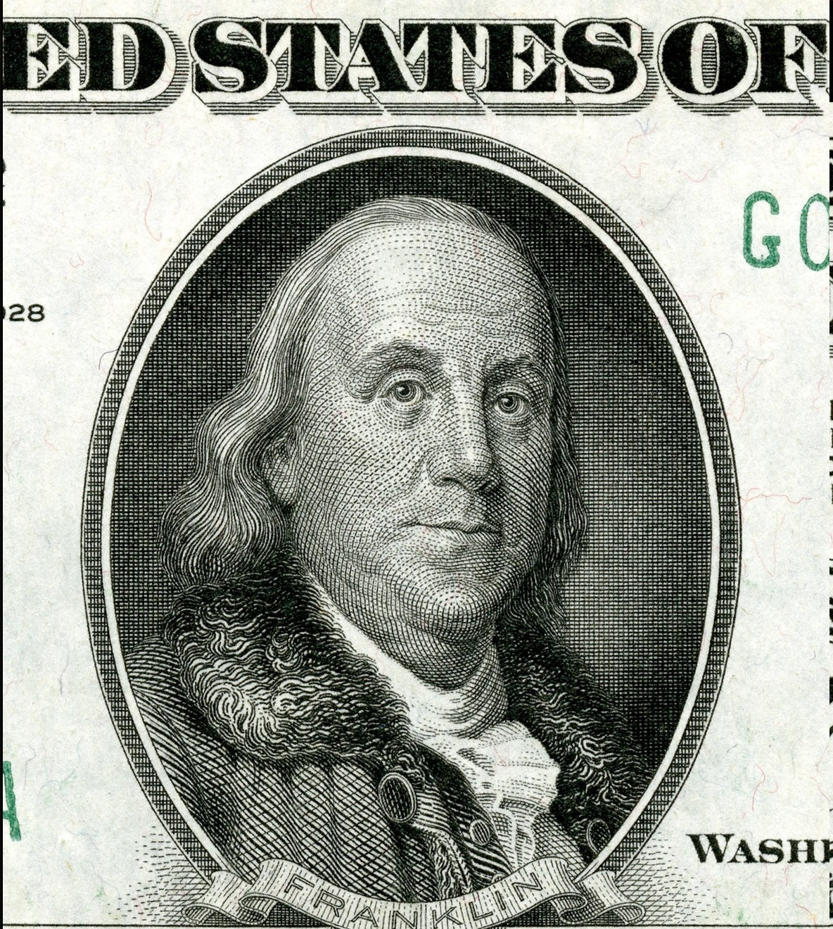 Reprint on paper with W/M United States 100$ – old-style bills. A pack – 20 pieces!!!  FREE SHIPPING!