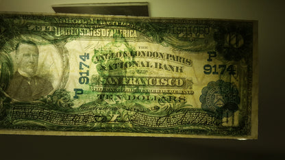 Reprint on paper with W/M United States 1882-1909 National Bank  FREE SHIPPING !