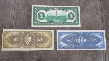 Reprint on paper with W/M (SET-A) Dominion Bank of Canada 1900-1917 y. Free Ship