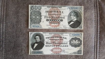 Reprint on paper with W/M United States 1880 Silver Dollar FREE SHIPPING!!!