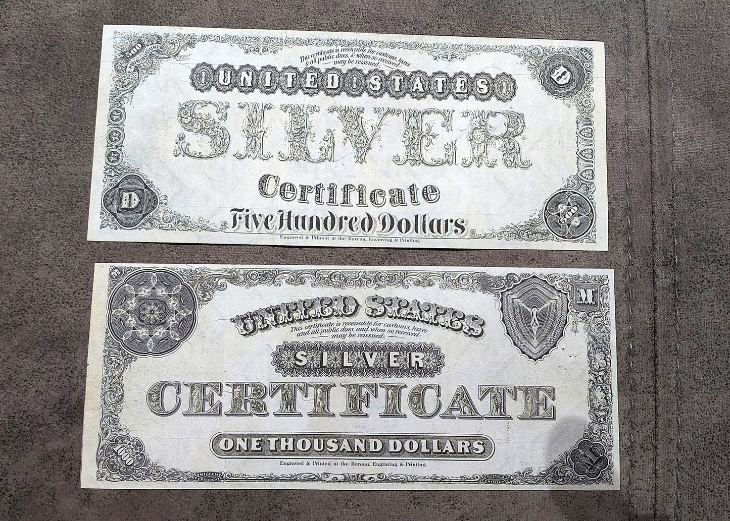 Reprint on paper with W/M United States 1880 Silver Dollar FREE SHIPPING!!!