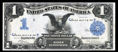 Gift to wife 1 dollar 1899