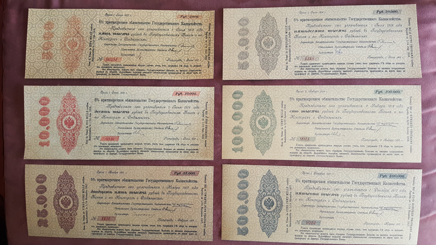 Reprint on paper with W/M Russia 1917 FREE SHIPPING !!