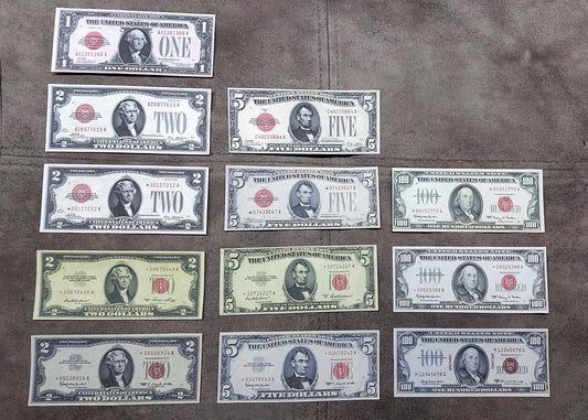 US Small Size Legal Tender Notes 1928-1966 Collection