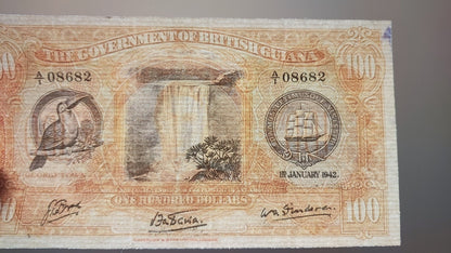 Reprint on paper with W/M British Guiana Administration 1916-1952 FREE SHIPPING
