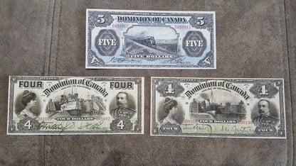 Dominion of Canada 4 Dollar 1902 Series Historical Treasury Numismatic Notes