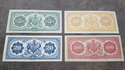 The Royal Bank of Canada 1927 Archival Specimen Notes Back Side