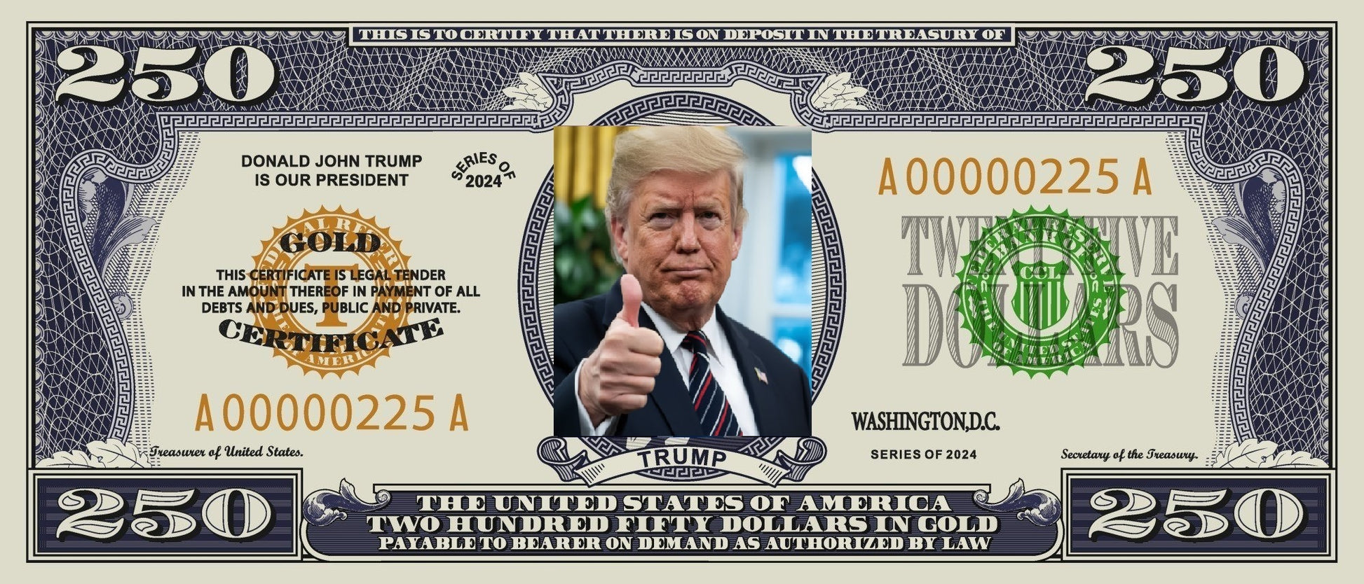 souvenir 250 dollar